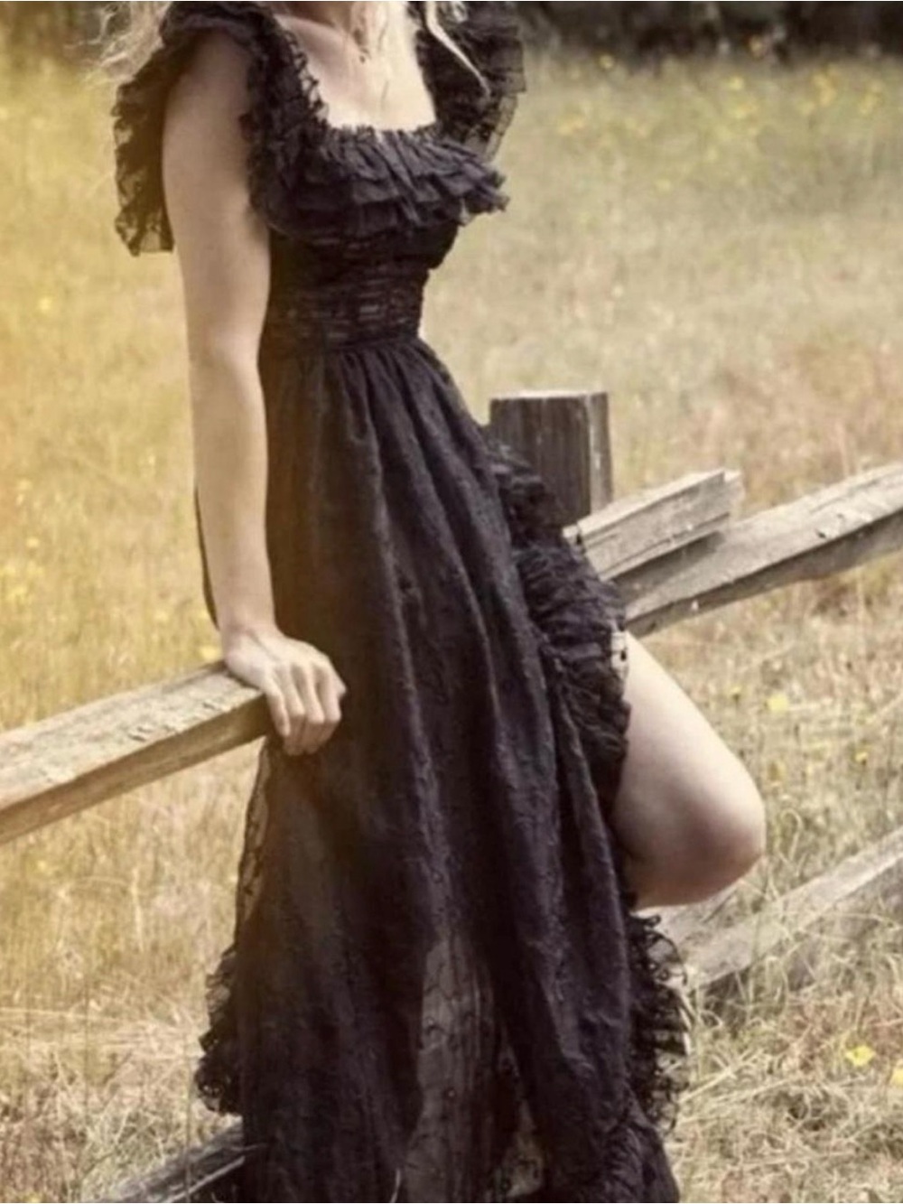 Dôen Ernestine Dress in Black Size L